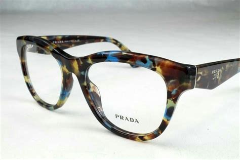 prada blue tortoise shell glasses.